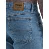 imageWrangler Authentics Mens Classic 5Pocket Regular Fit Flex JeanLight Stonewash Flex