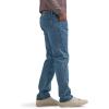 imageWrangler Authentics Mens Classic 5Pocket Regular Fit Flex JeanLight Stonewash Flex