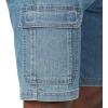 imageWrangler Authentics Mens Classic Cargo Stretch ShortMedium Tint Denim