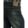 imageWrangler Authentics Mens Relaxed Fit Boot Cut JeanBlueBlack Stretch