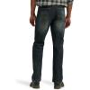 imageWrangler Authentics Mens Relaxed Fit Boot Cut JeanBlueBlack Stretch