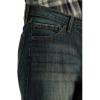 imageWrangler Authentics Mens Relaxed Fit Boot Cut JeanBlueBlack Stretch