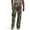 imageWrangler Authentics Mens Relaxed Fit Stretch Cargo PantGreen Brown Camo