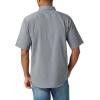 imageWrangler Authentics Mens Short Sleeve Classic Woven ShirtAsphalt Heather
