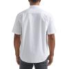 imageWrangler Authentics Mens Short Sleeve Classic Woven ShirtBright White