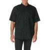 imageWrangler Authentics Mens Short Sleeve Classic Woven ShirtCaviar