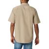 imageWrangler Authentics Mens Short Sleeve Classic Woven ShirtElmwood Heather