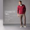 imageWrangler Authentics Mens Straight Fit Twill PantBrushed Almond