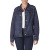 imageWrangler Authentics womens Stretch Denim JacketDrenched