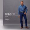 imageWrangler Mens 13MWZ Cowboy Cut Original Fit JeansPrewashed Indigo