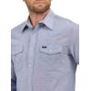 imageWrangler Mens Chambray Long Sleeve Work Shirt ChambrayChambray