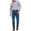 imageWrangler Mens Chambray Long Sleeve Work Shirt ChambrayChambray