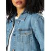 imageWrangler Womens Relaxed Fit Memory Maker Jean JacketBasin
