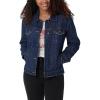 imageWrangler Womens Relaxed Fit Memory Maker Jean JacketCrimson
