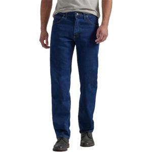imageWrangler Authentics Mens Classic 5Pocket Regular Fit Flex JeanDark Indigo Flex