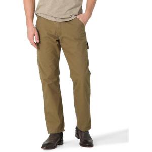 imageWrangler Authentics Mens Classic Carpenter JeanOlive Drab Canvas