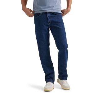imageWrangler Authentics Mens Comfort Flex Waist Relaxed Fit JeanDark Stonewash