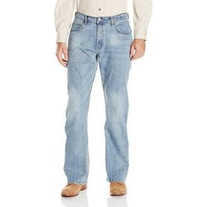 imageWrangler Authentics Mens Relaxed Fit Boot Cut JeanSuper Bleach