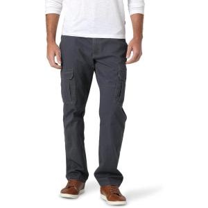 imageWrangler Authentics Mens Relaxed Fit Stretch Cargo PantAnthracite Twill