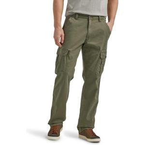 imageWrangler Authentics Mens Relaxed Fit Stretch Cargo PantOlive