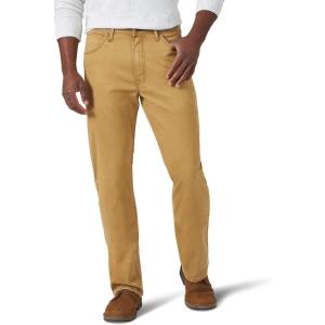 imageWrangler Authentics Mens Straight Fit Twill PantBrushed Almond