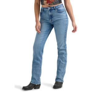 imageWrangler Womens High Rise True Straight Fit JeanIvy