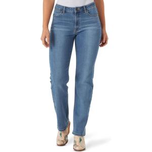 imageWrangler Womens High Rise True Straight Fit JeanRocky