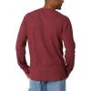 imageWrangler Authentics Mens Long Sleeve Waffle HenleyCabernet