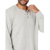 imageWrangler Authentics Mens Long Sleeve Waffle HenleyLight Heather Gray