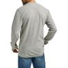 imageWrangler Authentics Mens Long Sleeve Waffle HenleyLight Heather Gray