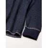 imageWrangler Authentics Mens Long Sleeve Waffle HenleyMood Indigo