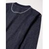 imageWrangler Authentics Mens Long Sleeve Waffle HenleyMood Indigo