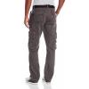 imageWrangler Authentics Mens Premium Relaxed Fit Straight Leg Cargo PantAnthracite Twill