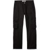 imageWrangler Authentics Mens Premium Relaxed Fit Straight Leg Cargo PantBlack