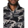 imageWrangler Authentics Mens Wooly Fleece Quarter Zip PulloverGrey Camo