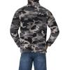 imageWrangler Authentics Mens Wooly Fleece Quarter Zip PulloverGrey Camo