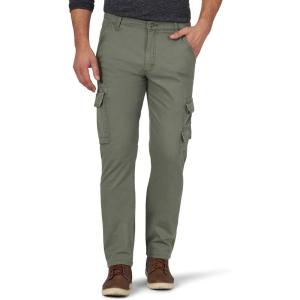 imageWrangler Authentics Mens Regular Tapered Cargo PantDusty Olive