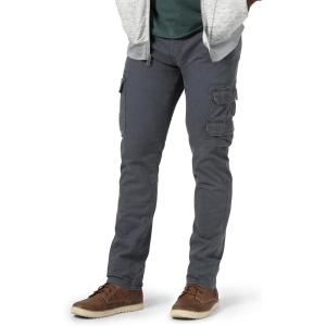 imageWrangler Authentics Mens Regular Tapered Cargo PantPewter