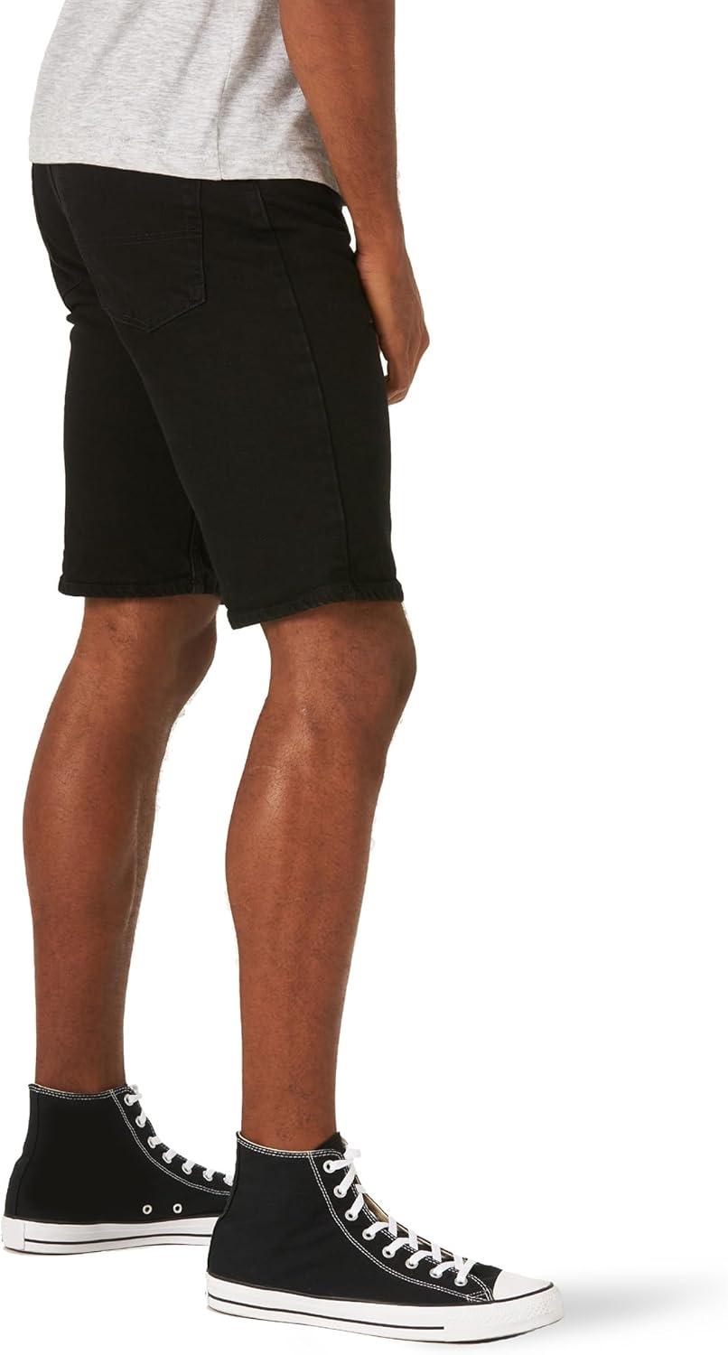 imageWrangler Authentics Mens Classic Relaxed Fit Five Pocket Jean ShortJet Black