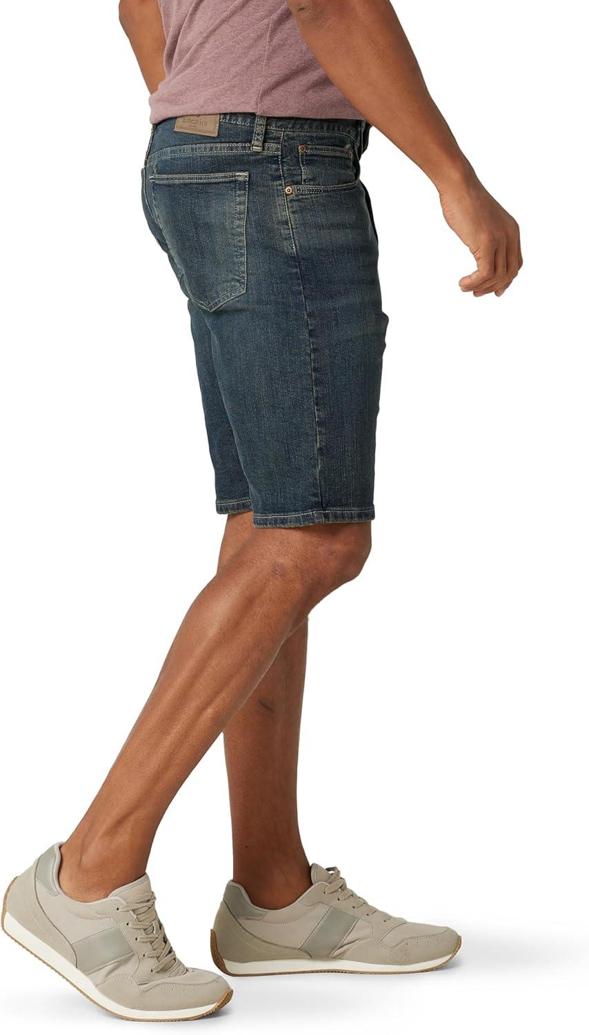 imageWrangler Authentics Mens Classic Relaxed Fit Five Pocket Jean ShortMoonlight