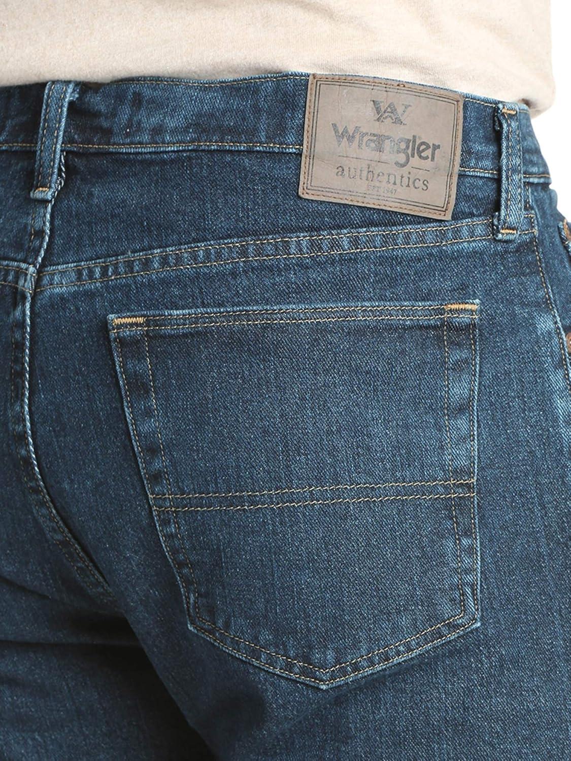 imageWrangler Authentics Mens Classic Relaxed Fit Five Pocket Jean ShortNightfall Flex