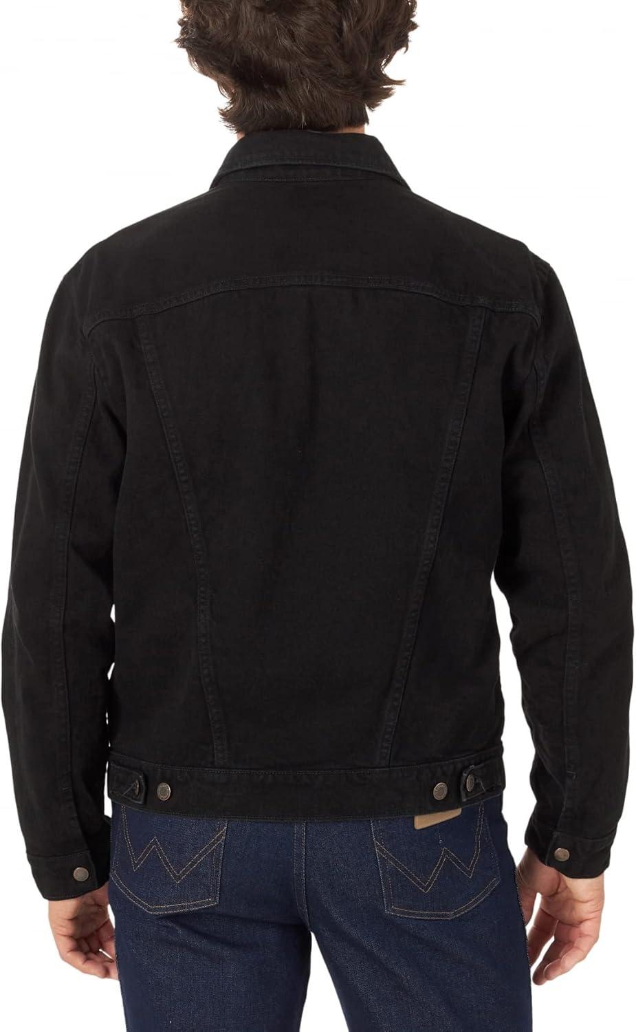 imageWrangler Mens Traditional JacketShadow Black