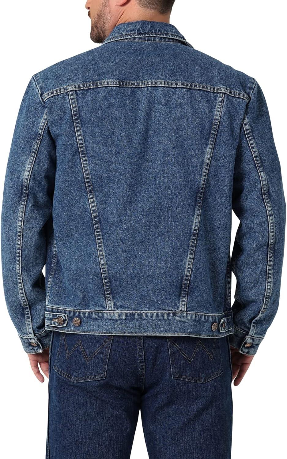 imageWrangler Mens Traditional JacketStonewash