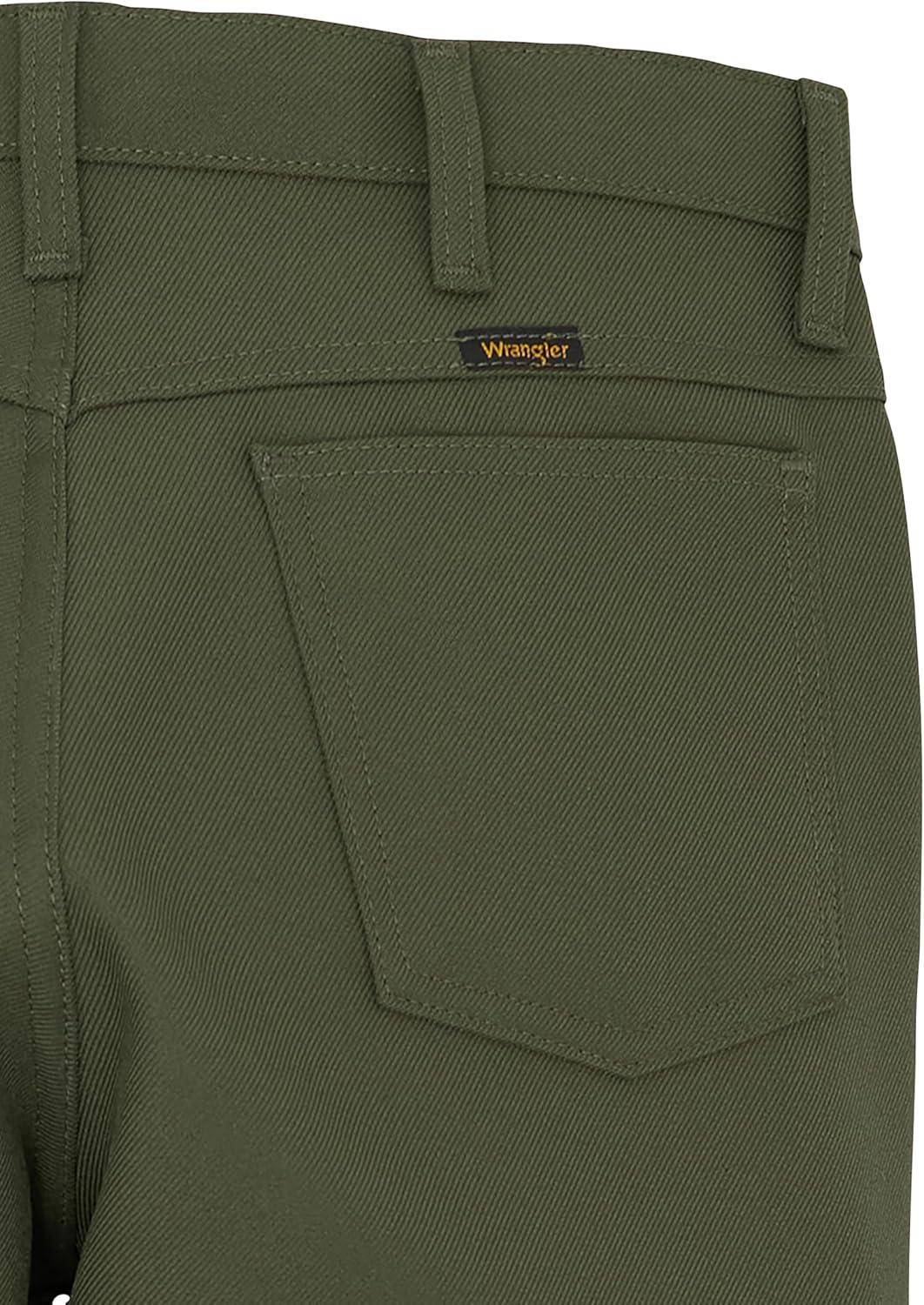imageWrangler Mens Wrancher Dress JeanGreen Leaf