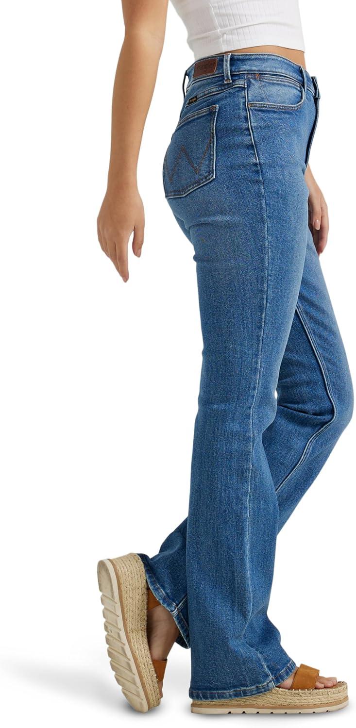 imageWrangler Womens High Rise Bold Boot JeanCarolina