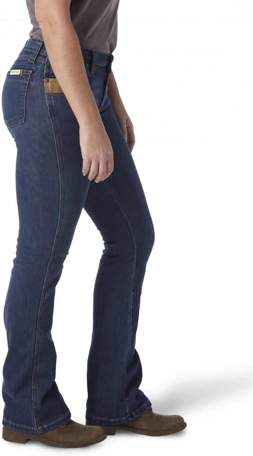 imageWrangler Womens High Rise Bold Boot JeanLight Stone