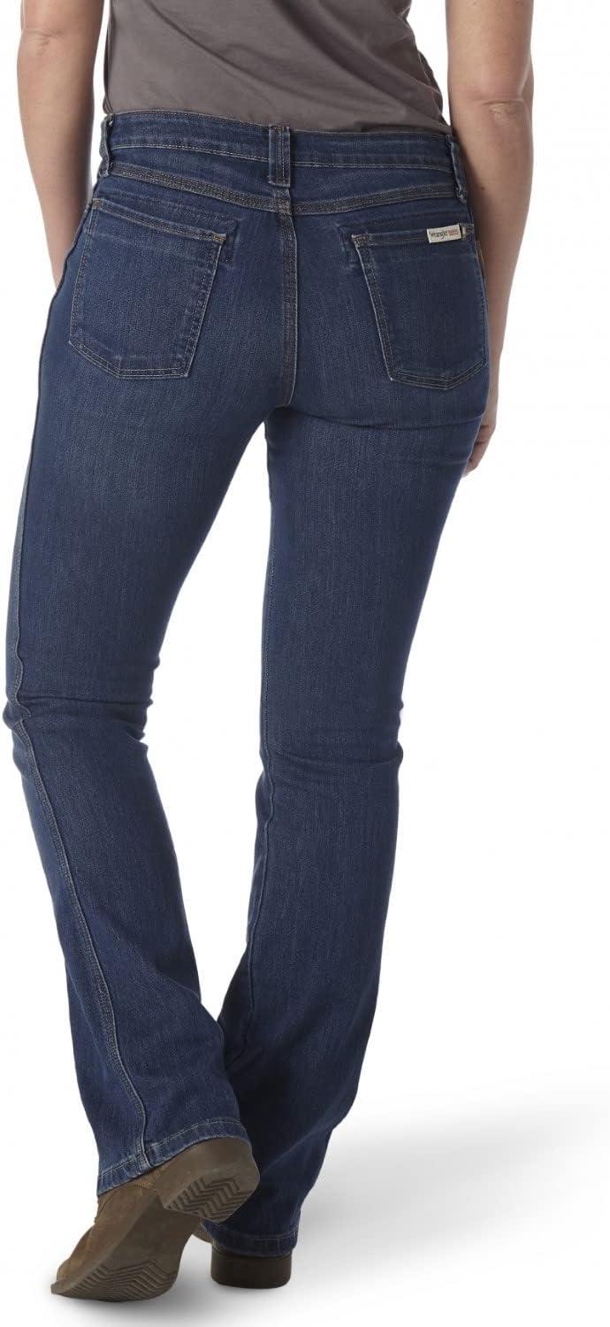 imageWrangler Womens High Rise Bold Boot JeanLight Stone