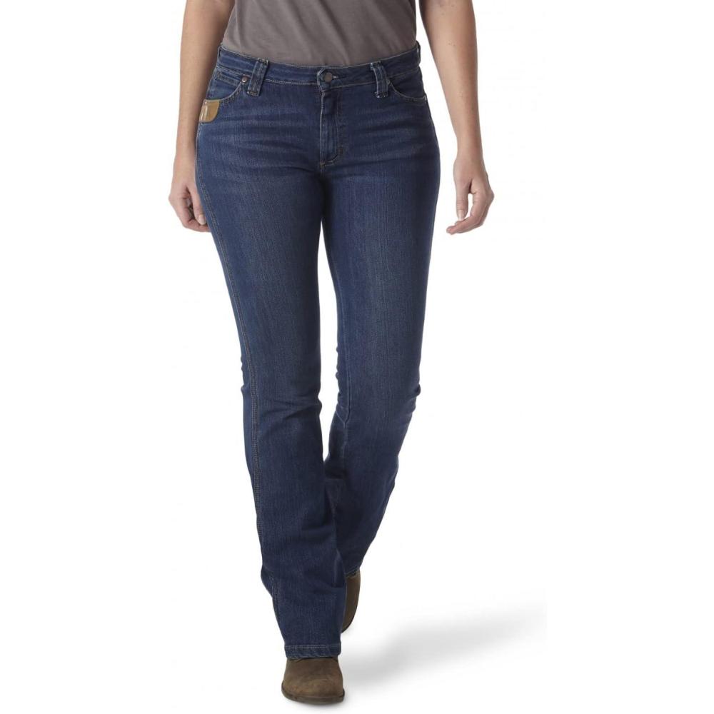 imageWrangler Womens High Rise Bold Boot JeanLight Stone