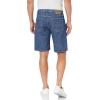 imageWrangler Authentics Mens Classic Relaxed Fit Five Pocket Jean ShortStonewash Dark