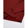 imageWrangler Authentics Mens Long Sleeve Fleece QuarterZip SweaterBossa Nova
